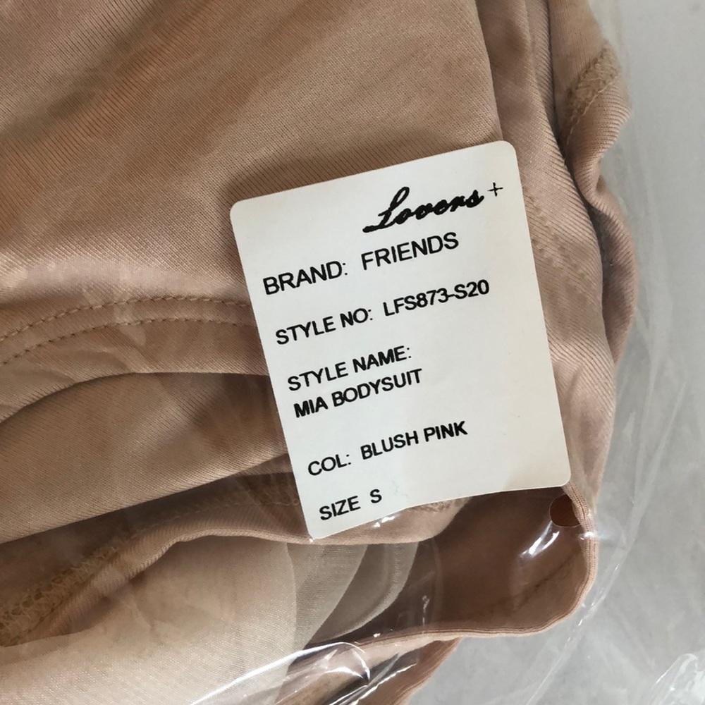 LOVERS AND FRIENDS MIA BODYSUIT in Blush Pink - Picture 11 of 14